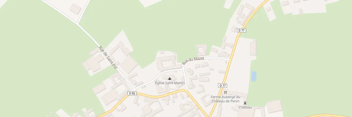 Plan du 4 Rue du Mazet à Penin