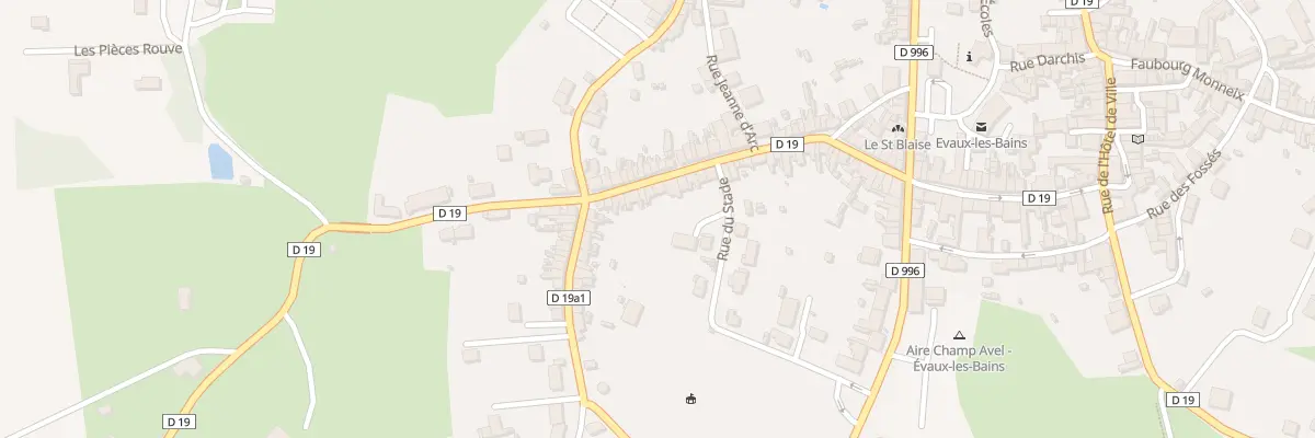 Plan du 59B Rue du Marché Vieux à Évaux-les-Bains