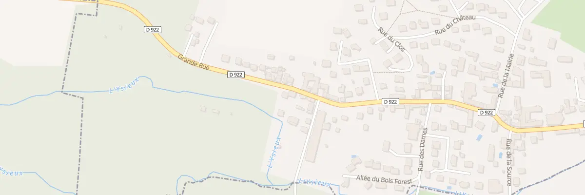 Plan du 37 Grande Rue à Fosses