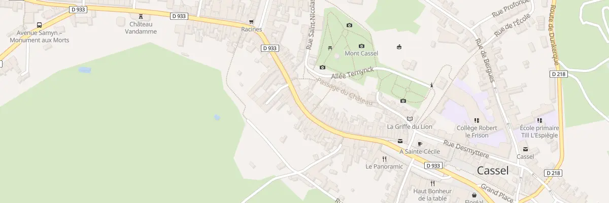 Plan du 38 Rue Constant Moeneclaey à Cassel