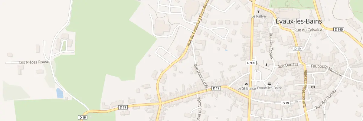 Plan du 17 Fg Saint-Bonnet à Évaux-les-Bains