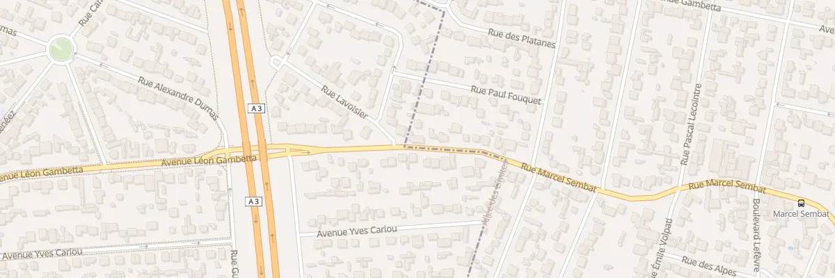 Plan du 98 Rue Marcel Sembat à Aulnay-sous-Bois