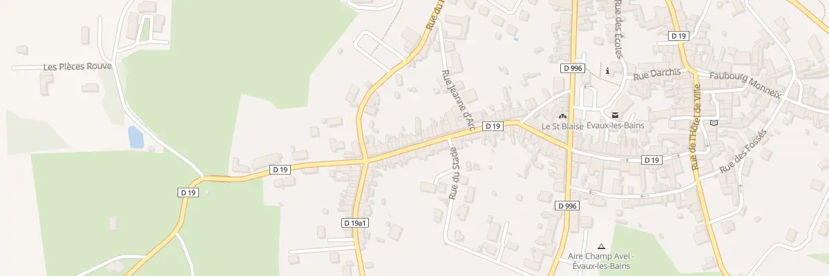 Plan du 56 Rue du Marché Vieux à Évaux-les-Bains