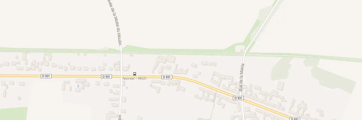 Plan du 689 Rte de la Jacquerie à Nointel