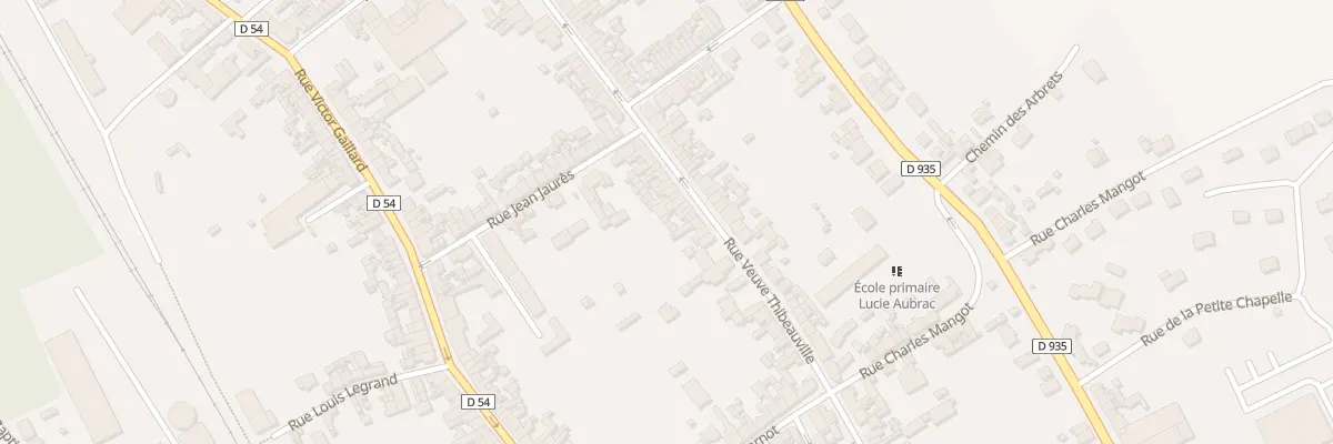 Plan du 49 Rue Veuve Thibauville à Moreuil