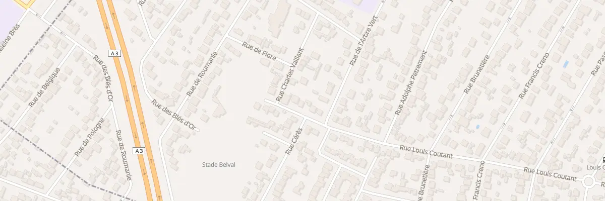 Plan du 120 Rue Louis Coutant à Aulnay-sous-Bois
