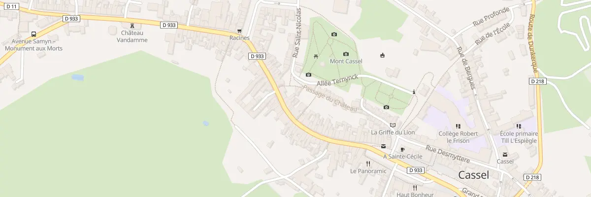 Plan du 40 Rue Constant Moeneclaey à Cassel