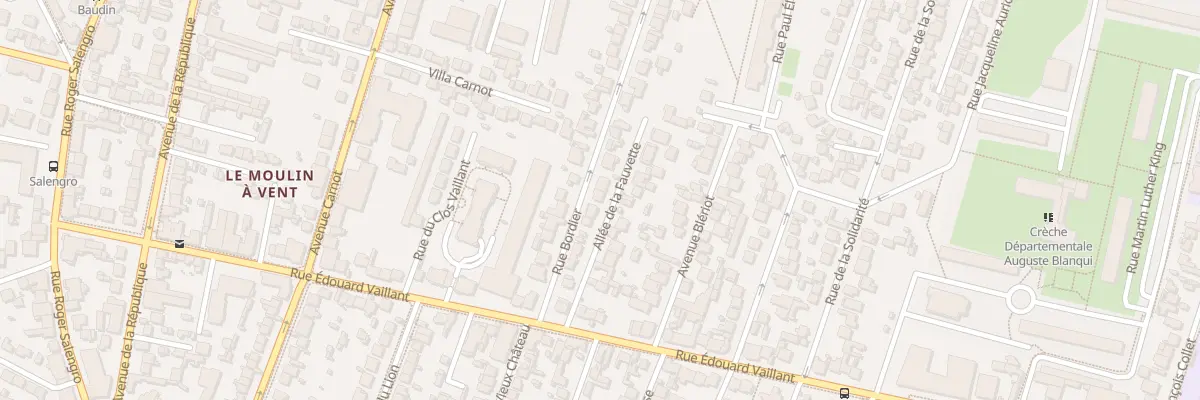 Plan du 37 Rue Bordier à Bondy
