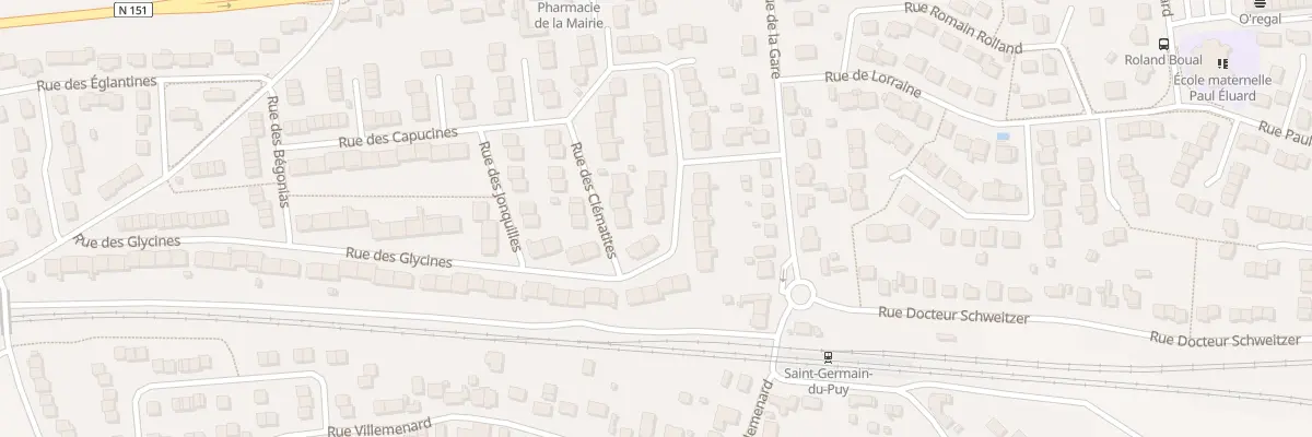 Plan du 8 Rue des Glycines à Saint-Germain-du-Puy