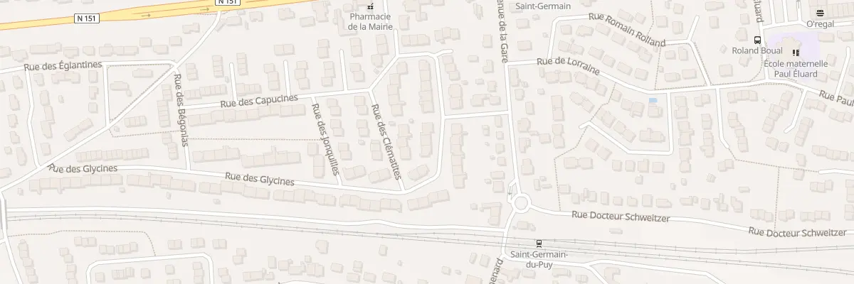 Plan du 6 Rue des Glycines à Saint-Germain-du-Puy