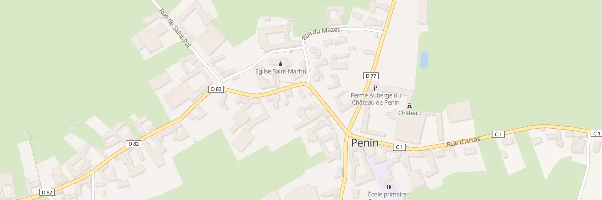 Plan du 6B Rue de Maizières à Penin