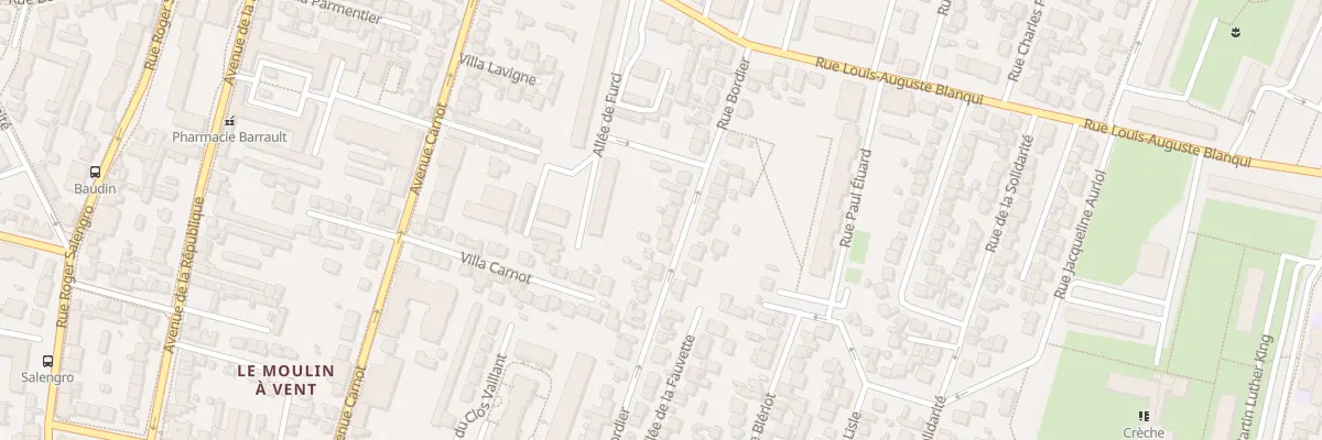 Plan du 18B Rue Bordier à Bondy