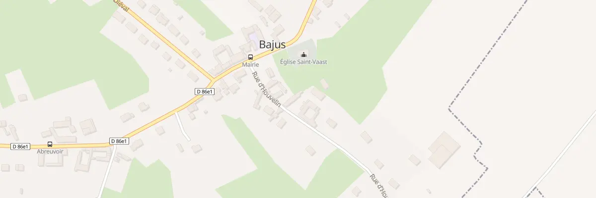 Plan du 3 Rue d’Houvelin à Bajus