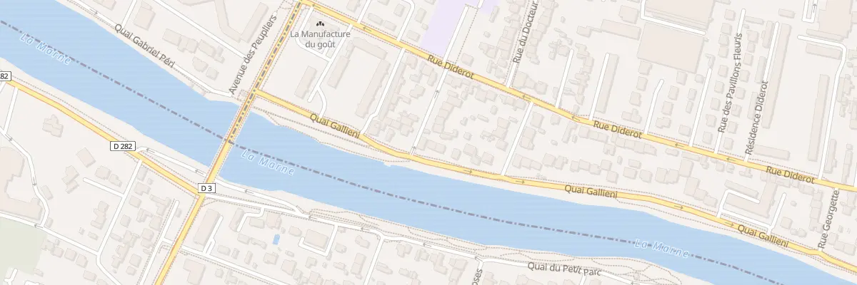 Plan du 19 Quai Galliéni à Champigny-sur-Marne