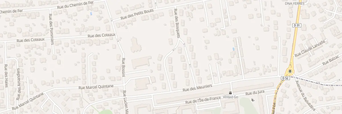 Plan du 13 Rue des Bosquets à Yerres