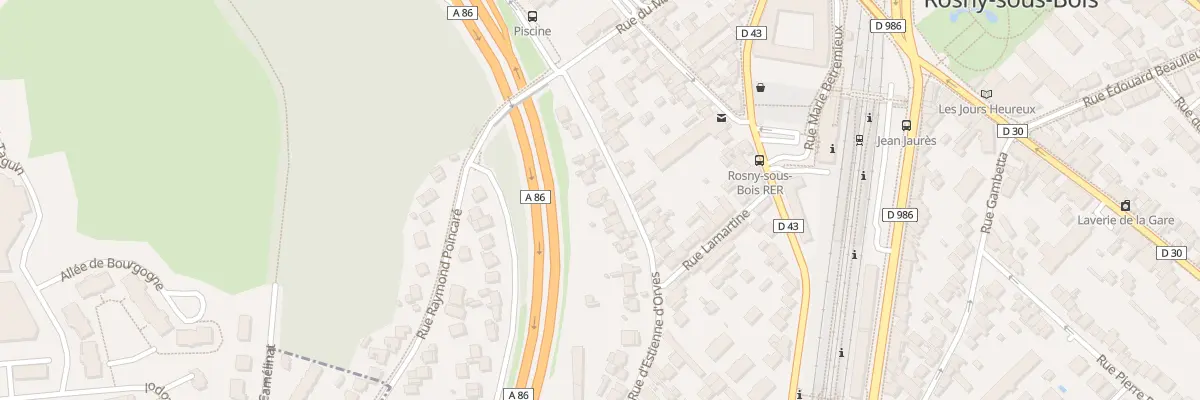Plan du 24 Rue d’Estienne d’Orves à Rosny-sous-Bois