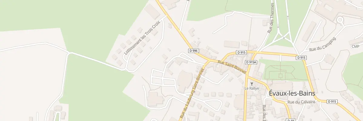 Plan du 9 Pl Saint-Bonnet à Évaux-les-Bains