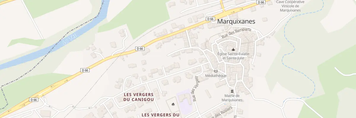 Plan du 7 Rue des Jardins à Marquixanes