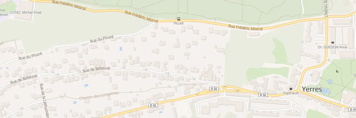 Plan du 28 Rue de Bellevue à Yerres