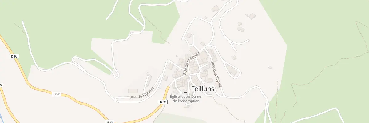 Plan du 5B Rue de la Mairie à Feilluns