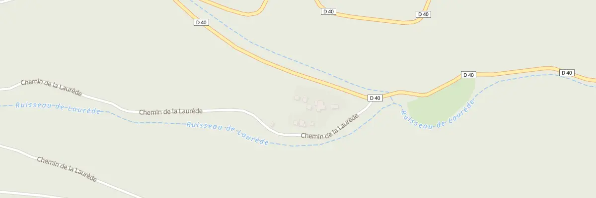 Plan du 62 Les Jourdets-Ouest à Lairière