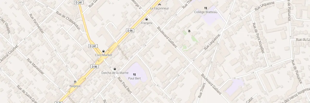 Plan du 36 Rue Théodore Honoré à Nogent-sur-Marne