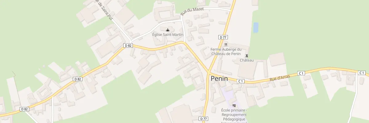 Plan du 6 Rue de Maizières à Penin