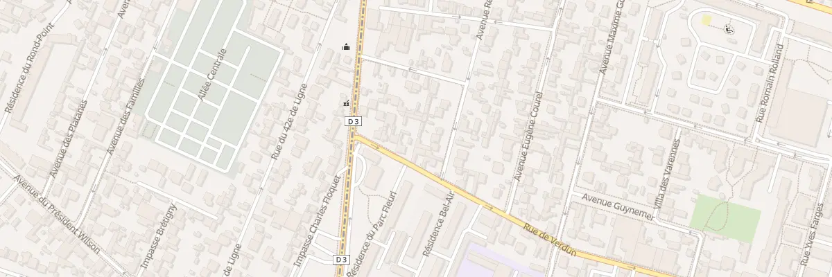 Plan du 11 Rue de Verdun à Champigny-sur-Marne