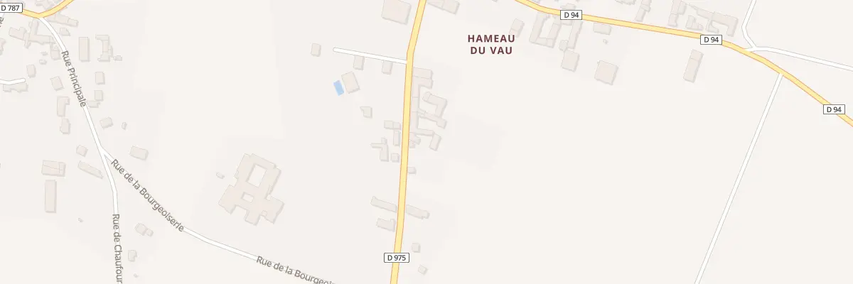 Plan du 19 Le Vau à Auxy