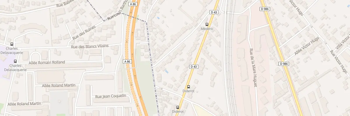 Plan du 31 Rue Médéric à Rosny-sous-Bois