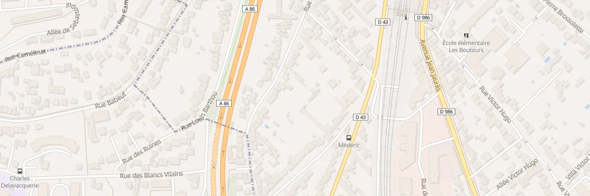 Plan du 97B Rue d’Estienne d’Orves à Rosny-sous-Bois