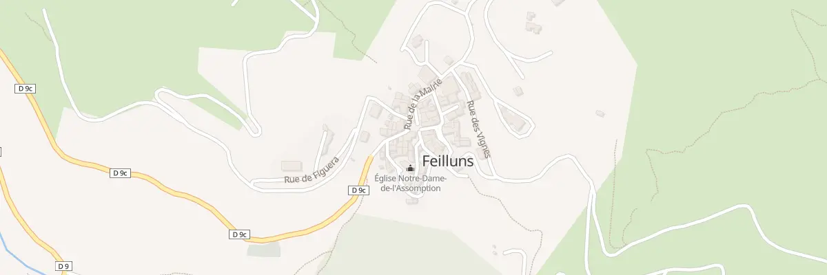 Plan du 16 Le Village à Feilluns