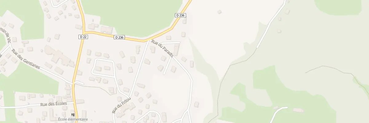 Plan du 9 Rue de Paradis à Saignes