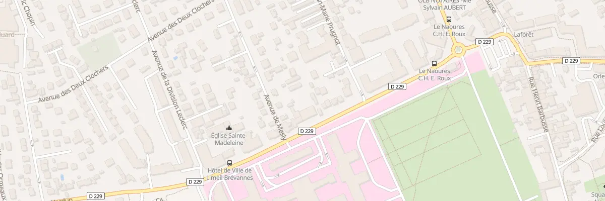 Plan du 14B Av de Verdun à Limeil-Brévannes