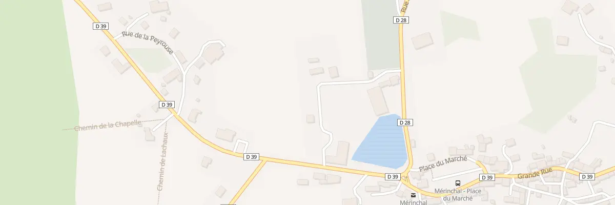 Plan du 8 Rue de la Source du Cher à Mérinchal