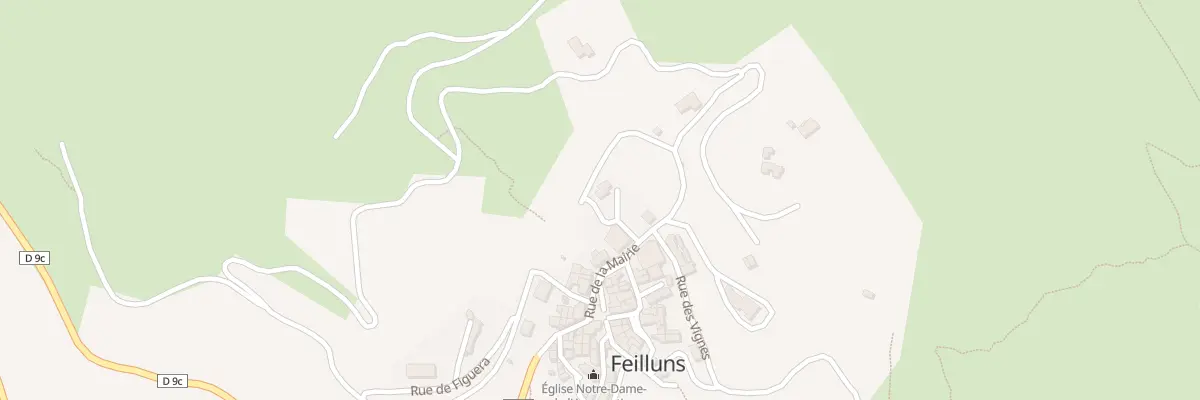 Plan du 1 Pl de la Cave à Feilluns