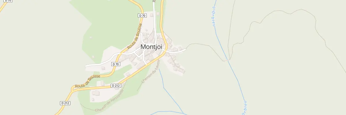 Plan du 28 Le Village à Montjoi