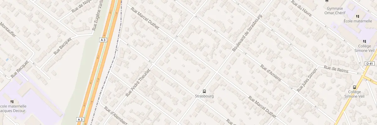 Plan du 53 Rue Marcel Duthet à Aulnay-sous-Bois