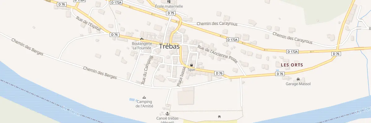 Plan du 5 Rte de Réquista à Trébas