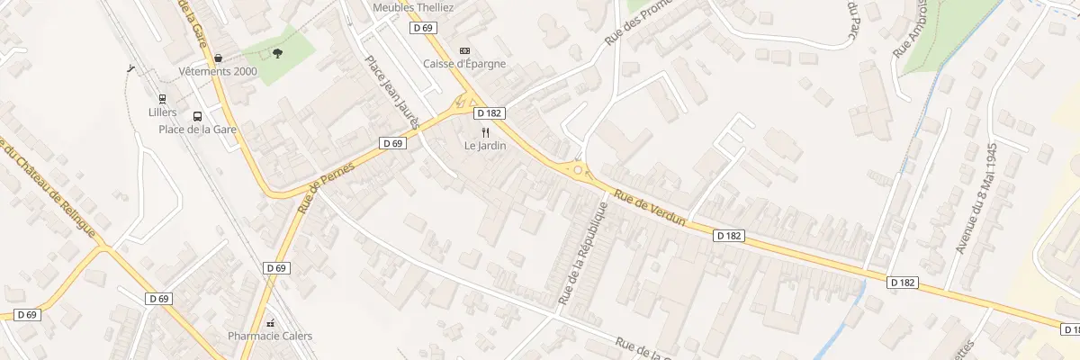 Plan du 21 Rue de Verdun à Lillers