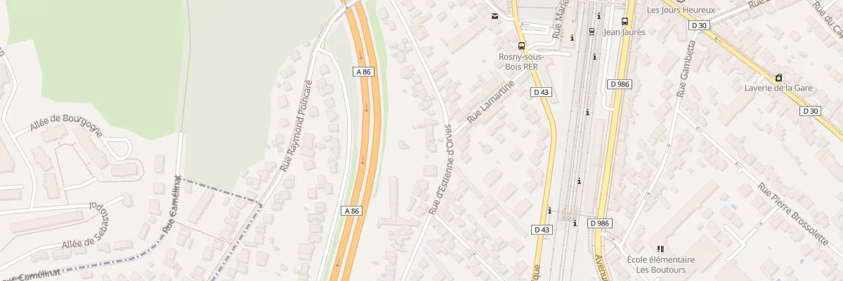 Plan du 34T Rue d’Estienne d’Orves à Rosny-sous-Bois