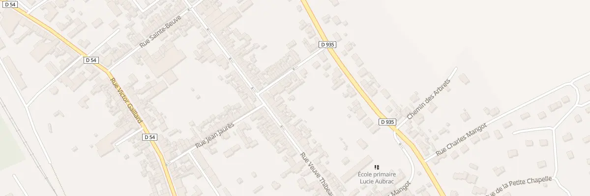 Plan du 142 Rue Veuve Thibauville à Moreuil