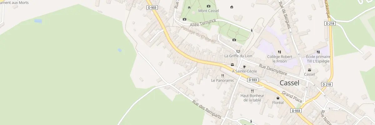 Plan du 19 Rue Constant Moeneclaey à Cassel