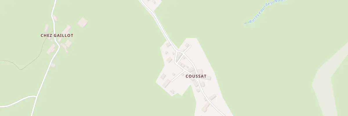 Plan du 5095 Coussat à Verneugheol