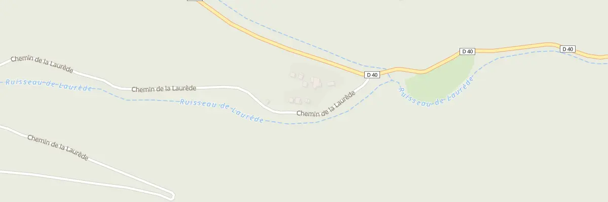 Plan du 9001 Les Jourdets-Ouest à Lairière