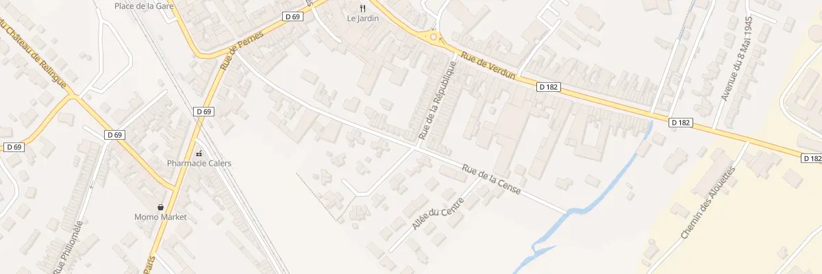 Plan du 24 Rue du Marechal Leclerc à Lillers