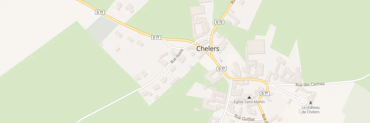 Plan du 1T Rue Noire à Chelers