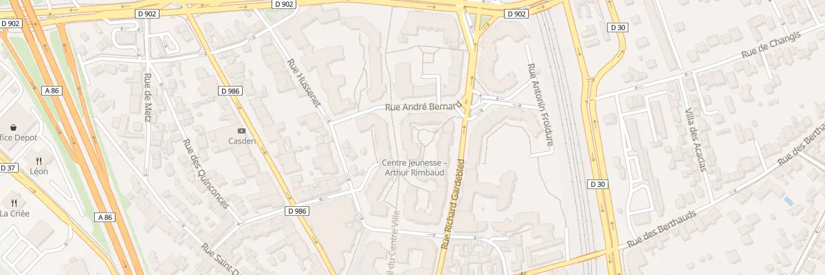 Plan du 45 Rue Richard Gardebled à Rosny-sous-Bois