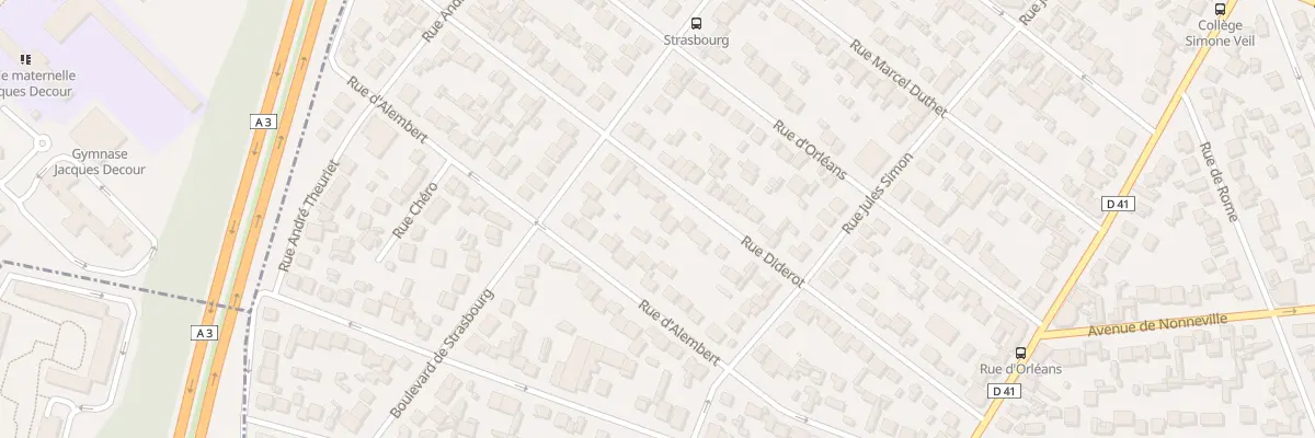Plan du 35B Rue Diderot à Aulnay-sous-Bois