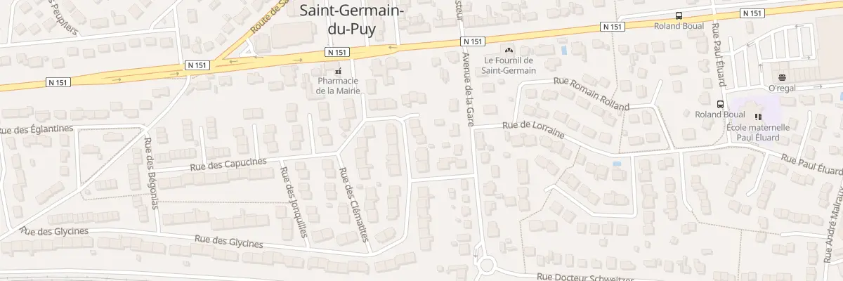 Plan du 6 Rue des Capucines à Saint-Germain-du-Puy